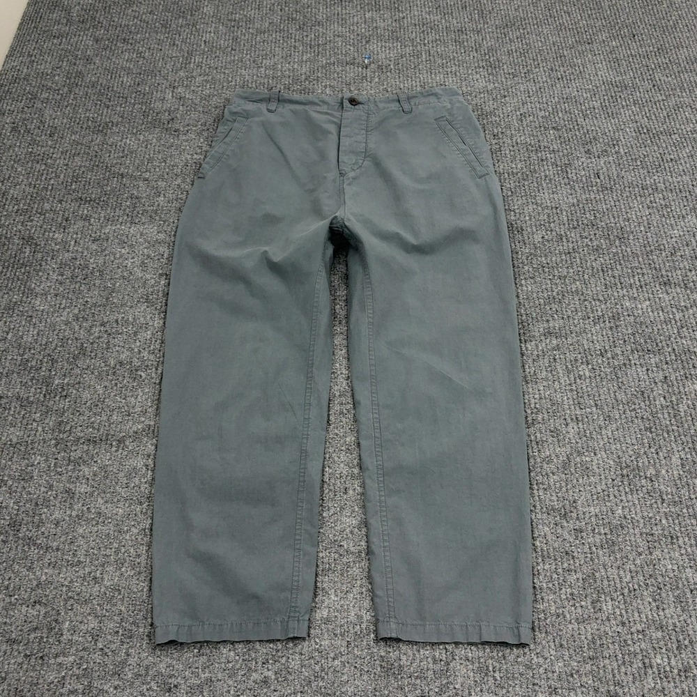 Arts & Science Pants Womens 1 Grey Cotton Cropped Elastic Back Casual Minimalist